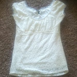 Maurices lace baby doll top
